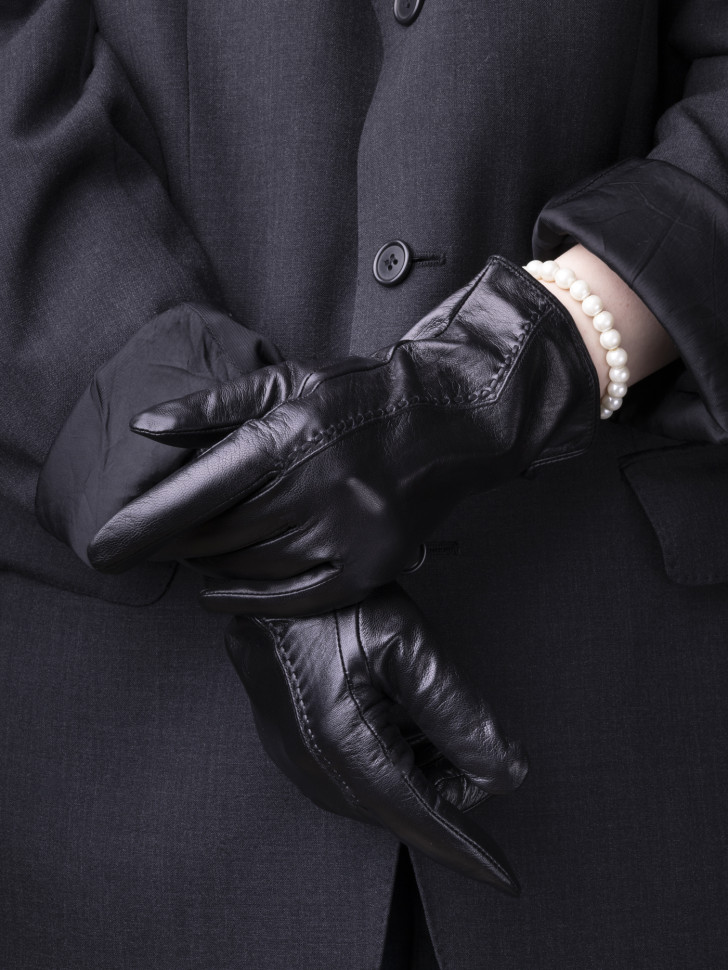 Перчатки женские Kasablanka 2327 черные Перчатки женские Kasablanka 2327 черные