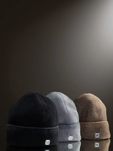Шапка мужская 12271 MARHATTER чёрный (57-59)