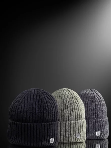 Шапка мужская 12828/2 MARHATTER чёрный (57-59)