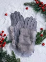 Перчатки женские Юйлин 7749 серые
