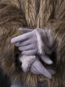 Перчатки женские Юйлин 7749 серые