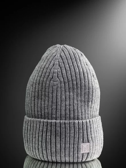 Шапка мужская 12780 MARHATTER серый меланж (57-59)