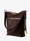 Сумка Baggins 2057 замша коричневая 