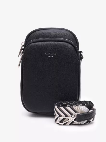 Сумка женская для телефона Acacia 24223 black Сумка женская для телефона Acacia 24223 black