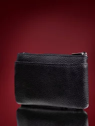 Кошелек для мелочи + ключница A-00141 black
