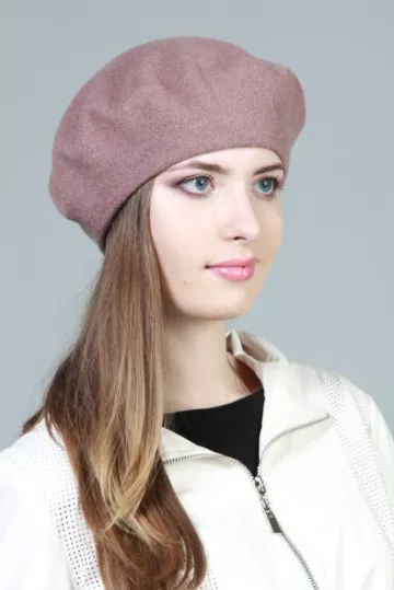 Берет женский Stigler, 17-002 какао Берет женский Stigler, 17-002 какао