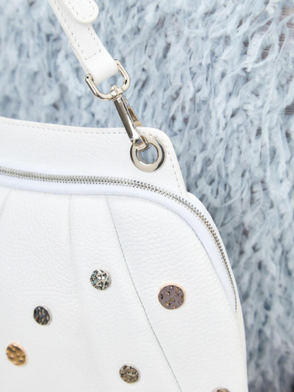 Сумка Curanni 2477 вителло белый/монет Сумка Curanni 2477 вителло белый/монет