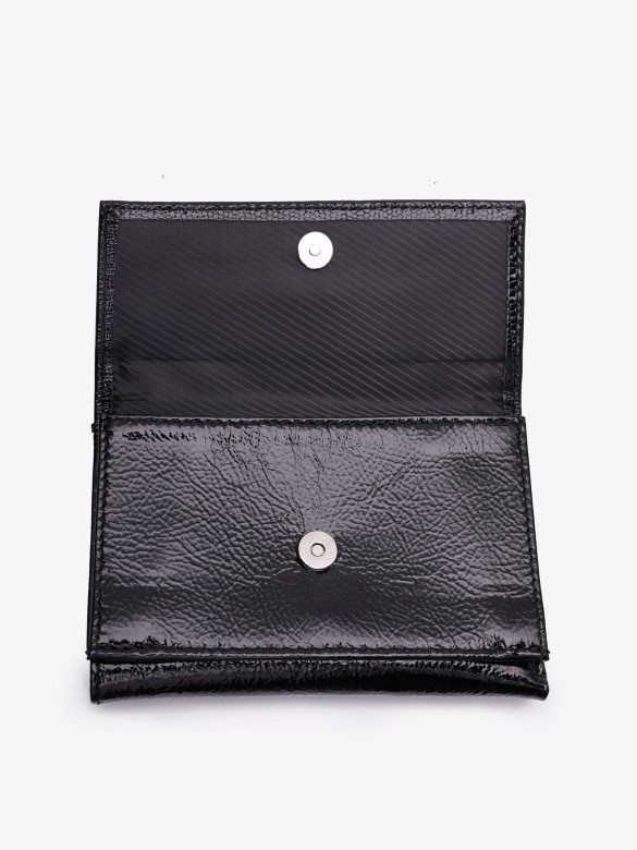 Портмоне женское Вектор ПЖ-453-2110/3210 черное варан