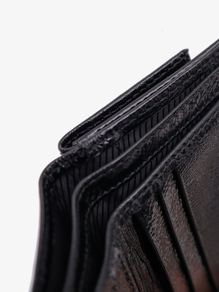 Портмоне женское Вектор ПЖ-453-2110/3210 черное варан Портмоне женское Вектор ПЖ-453-2110/3210 черное варан