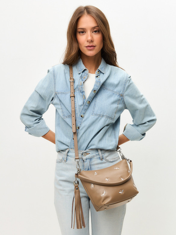 Сумка Curanni 2420 дольче тауп Сумка Curanni 2420 дольче тауп