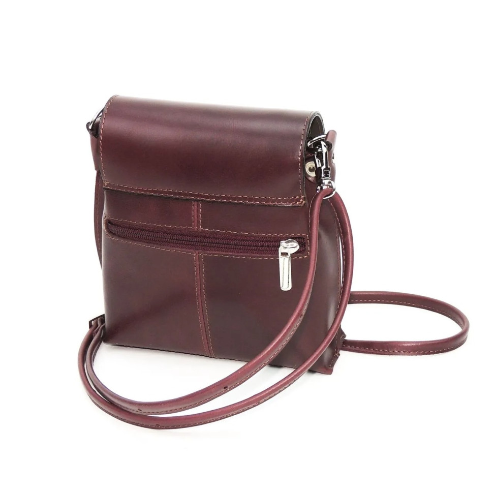 Сумка женская Natalia Kalinovskaya 76п.681 Джун бордо гладкая