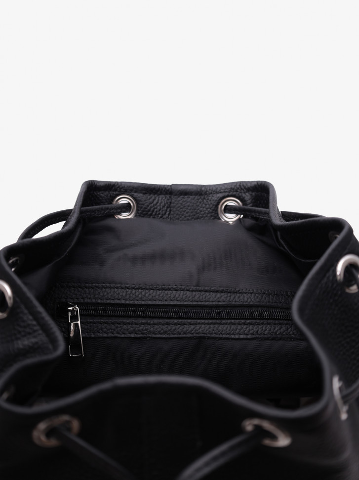 Кожаный рюкзак RHino 16-02 чёрный Кожаный рюкзак RHino 16-02 чёрный