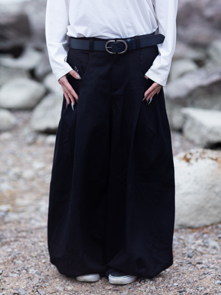 Ремень женский T.I.A. 40 полусфера тёмно-синий