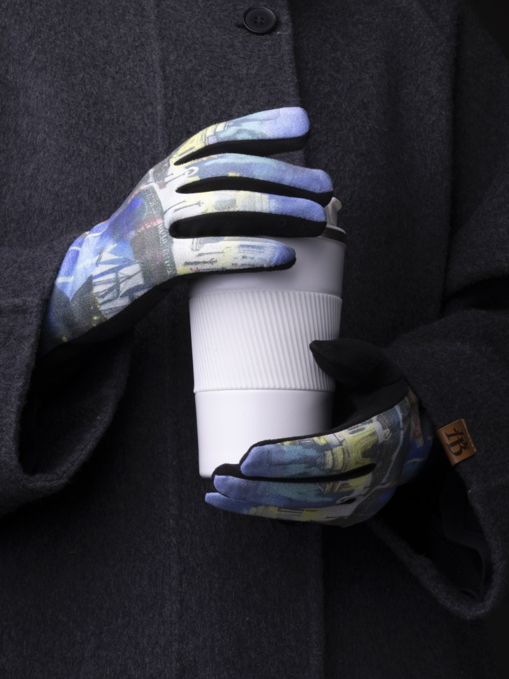 Перчатки женские Ангел 111-28 коты СПб Перчатки женские Ангел 111-28 коты СПб