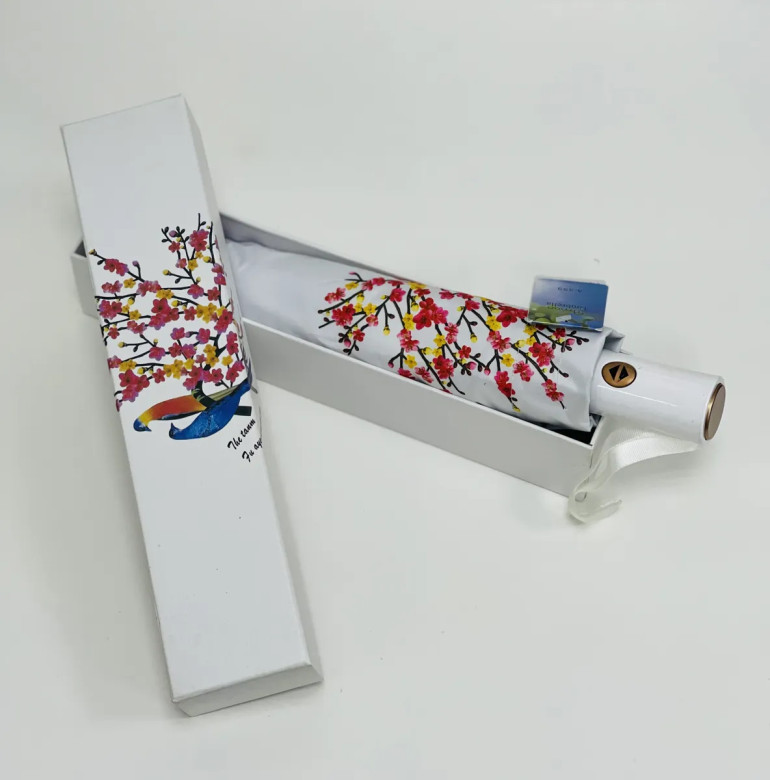 Зонт женский Arman Umbrella 555, полный автомат, чёрно-белый, двухсторонний Зонт женский Arman Umbrella 555, полный автомат, чёрно-белый, двухсторонний