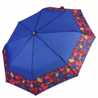 Зонт женский FABRETTI, UFLR0008-8 синий