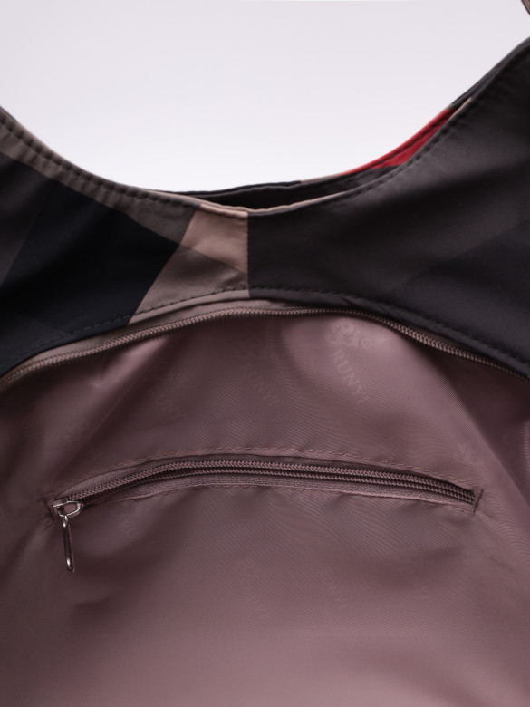 Сумка женская Runyi 08 серая клетка Сумка женская Runyi 08 серая клетка