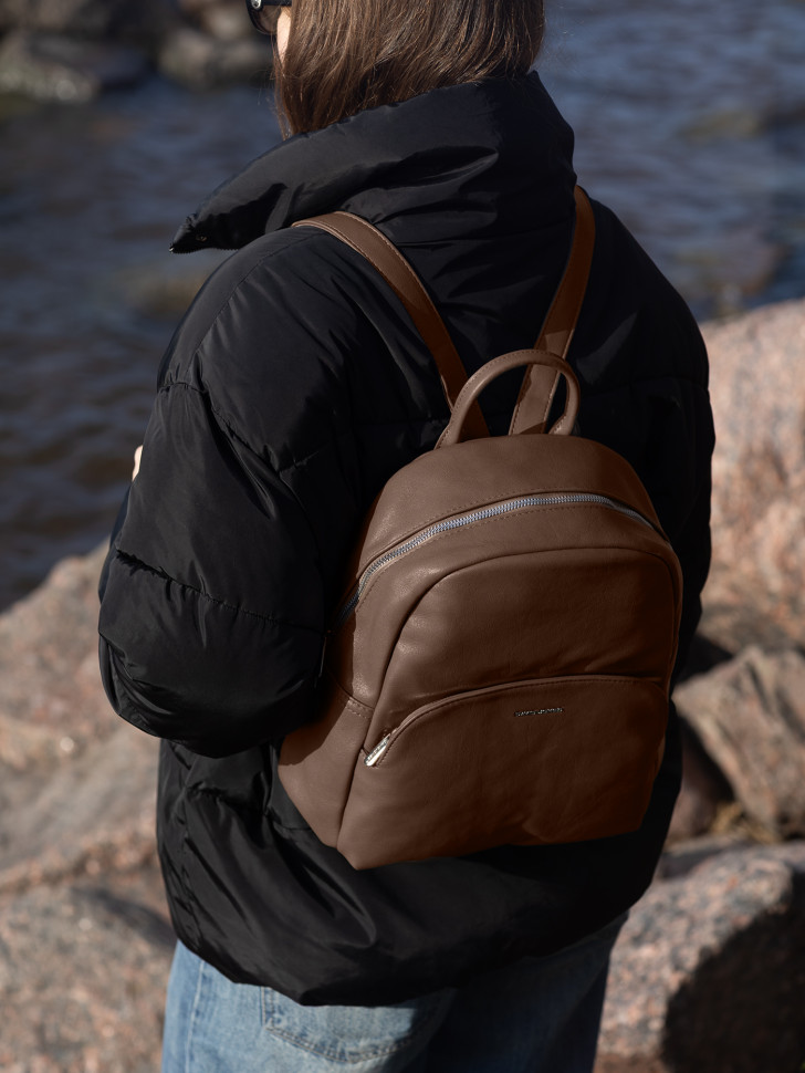 Рюкзак городской David Jones 7727 cocoa brown Рюкзак городской David Jones 7727 cocoa brown