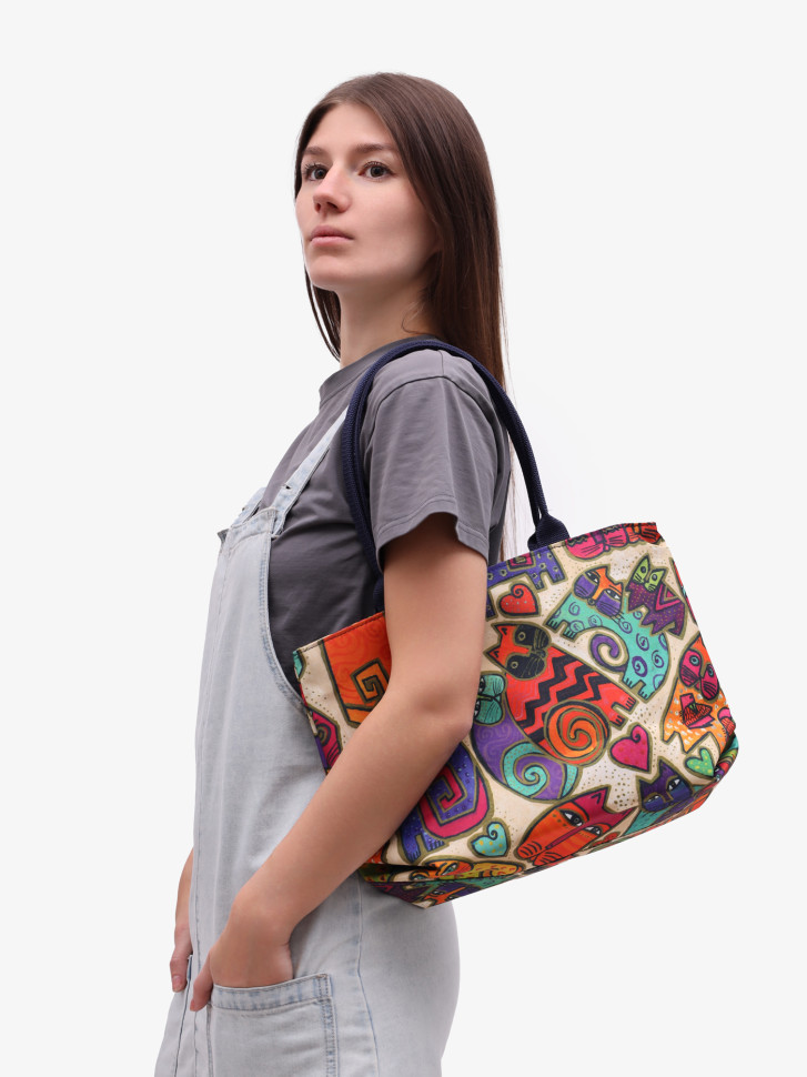 Сумка-шопер женская Voyage 1-56 кошки