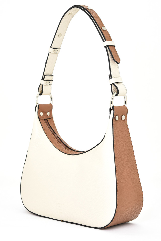 Сумка женская Protege Ц-511 бежевый/кэмел флотер