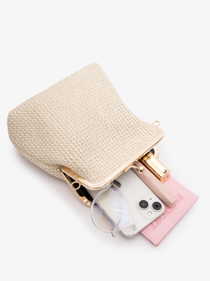 Клатч женский 2018 бежевый Клатч женский 2018 бежевый