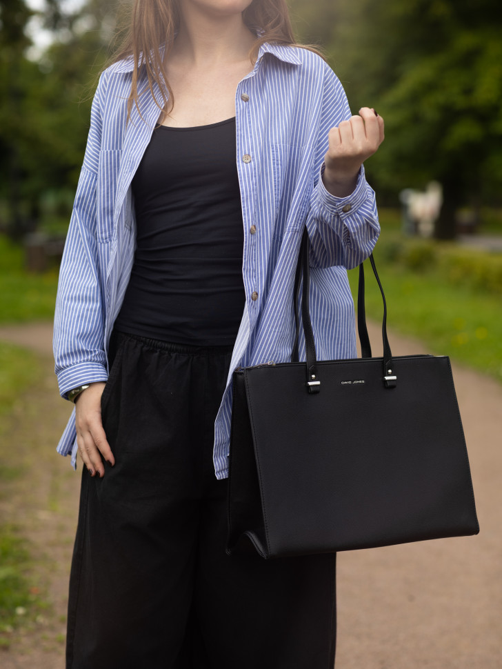Сумка женская David Jones 21033-4 black Сумка женская David Jones 21033-4 black