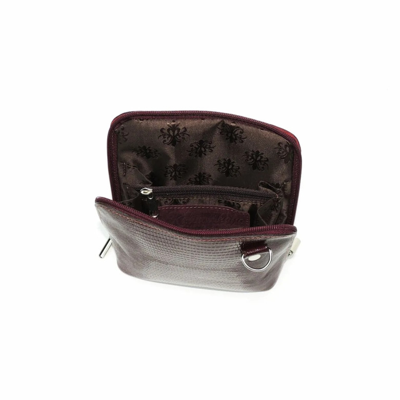 Сумка женская Natalia Kalinovskaya 83р.981 Ненси бордо рептилия