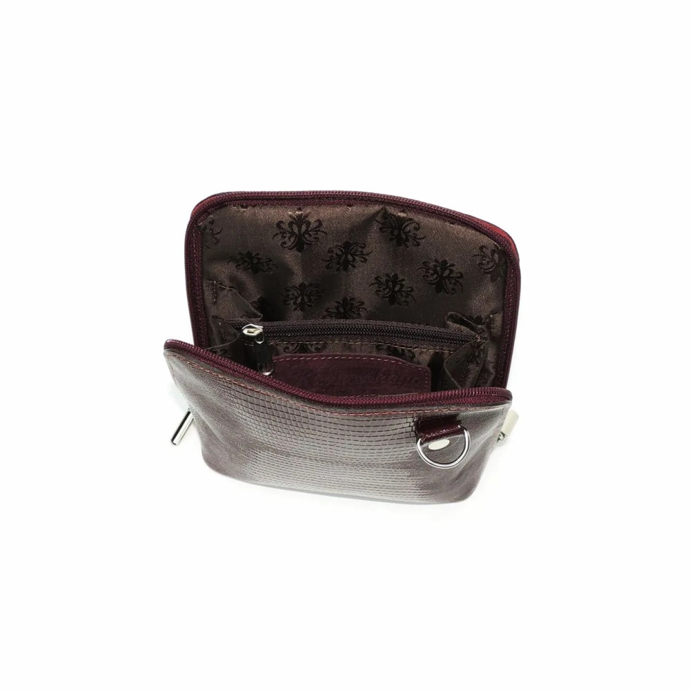 Сумка женская Natalia Kalinovskaya 83р.981 Ненси бордо рептилия