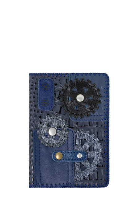 Обложка для паспорта Protege ОП-6-144 "техно" синяя