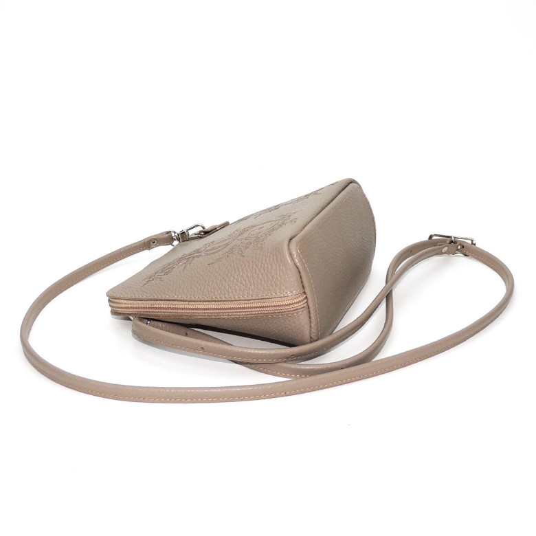 Женская кожаная сумка Natalia Kalinovskaya С83т "Вильма" капучино