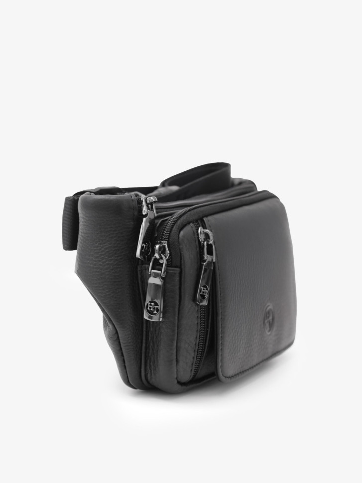 Мужская сумка на пояс Hight Touch 8786-34 черная Мужская сумка на пояс Hight Touch 8786-34 черная