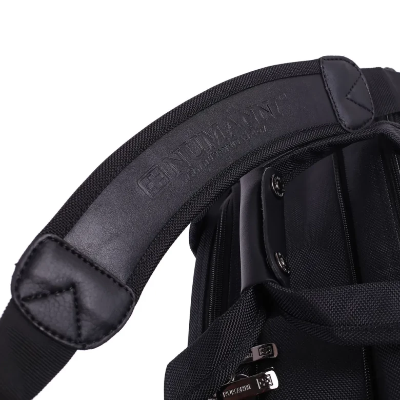 Мужская сумка раздвижная из текстиля Numanni 882 чёрная