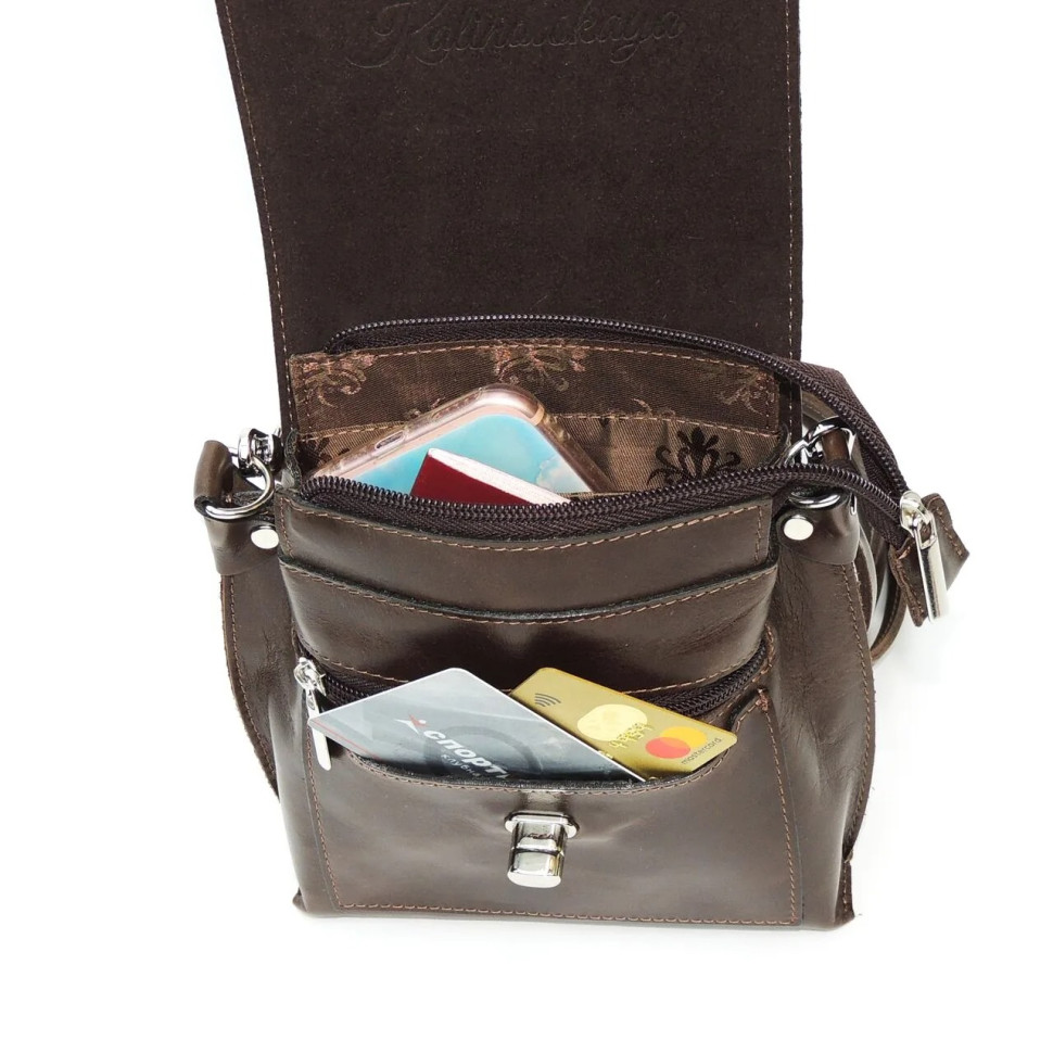 Сумка женская Natalia Kalinovskaya 76п.621  Лаура коричневая