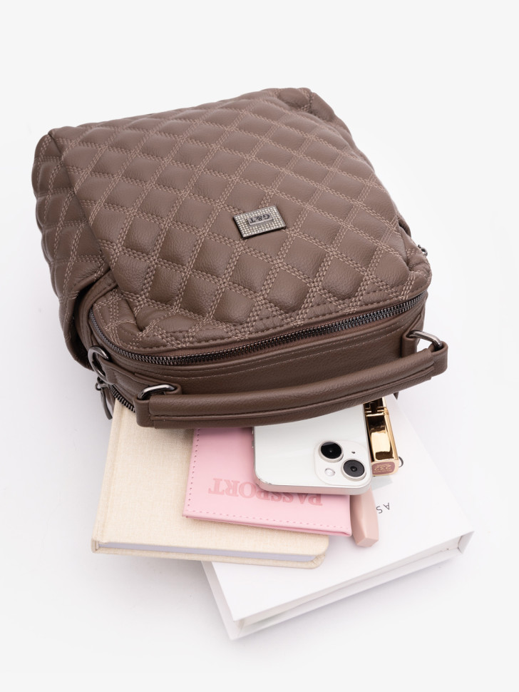 Сумка-рюкзак Gilda Tohetti 62987-194 коричневый Сумка-рюкзак Gilda Tohetti 62987-194 коричневый