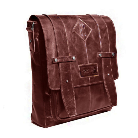 Сумка-планшет мужская XL Zolo, 24015 cognac Сумка-планшет мужская XL Zolo, 24015 cognac