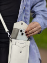 Сумка женская для телефона 5509 white