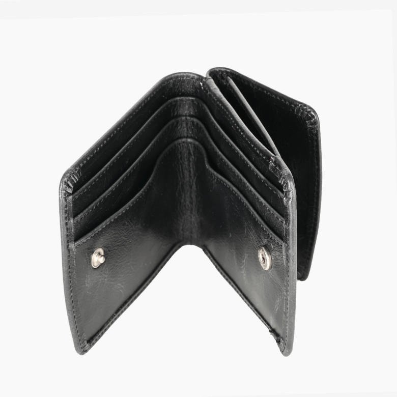 Портмоне женское 02-278-0913 чёрное лак