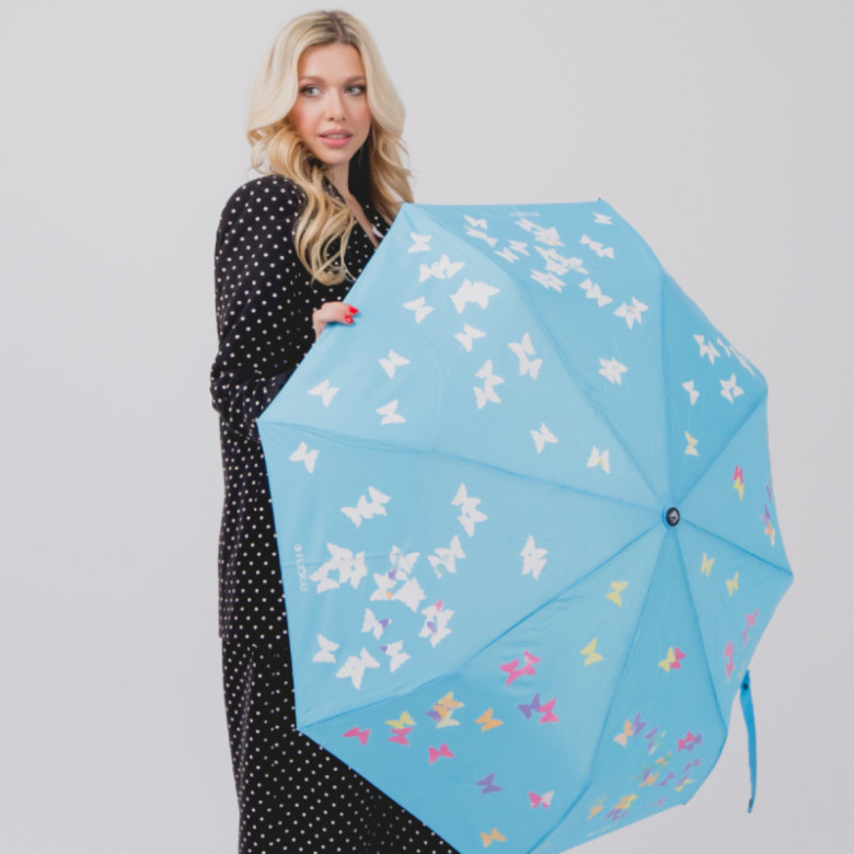 Зонт женский Flioraj 100717 бирюза