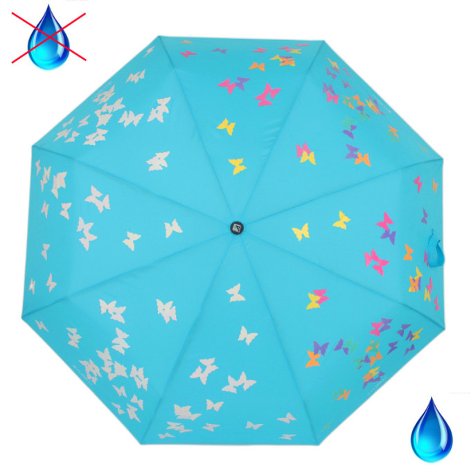 Зонт женский Flioraj 100717 бирюза
