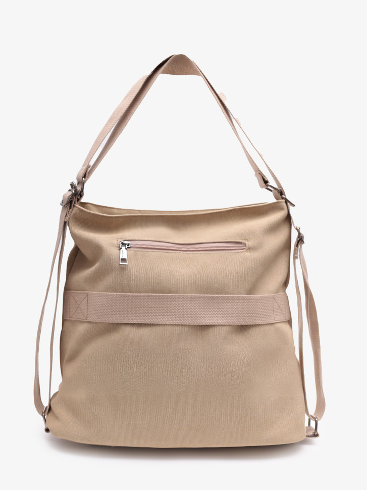 Сумка-рюкзак LanShaWan 761 бежевая Сумка-рюкзак LanShaWan 761 бежевая