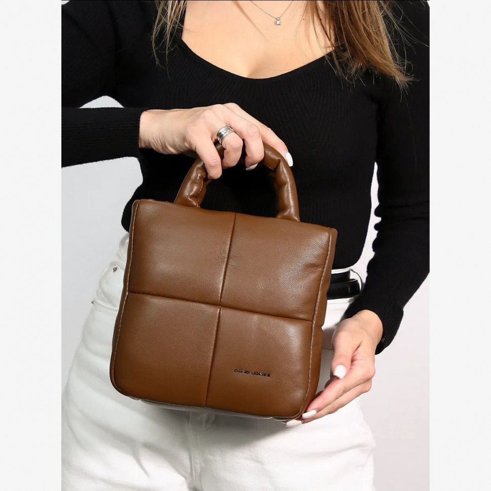 Сумка женская David Jones 7107 chocolate Сумка женская David Jones 7107 chocolate