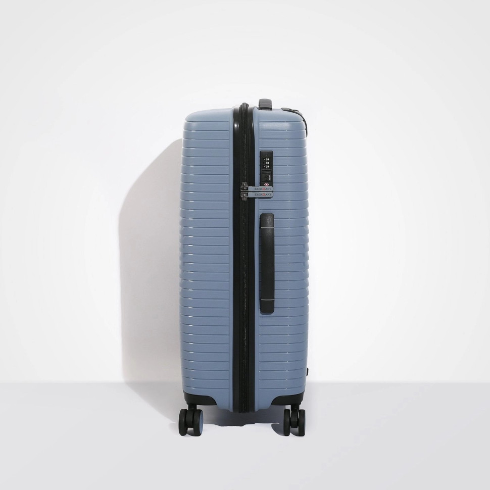 Чемодан Eberhart Eagle 50E-032 4 колеса серо-голубой