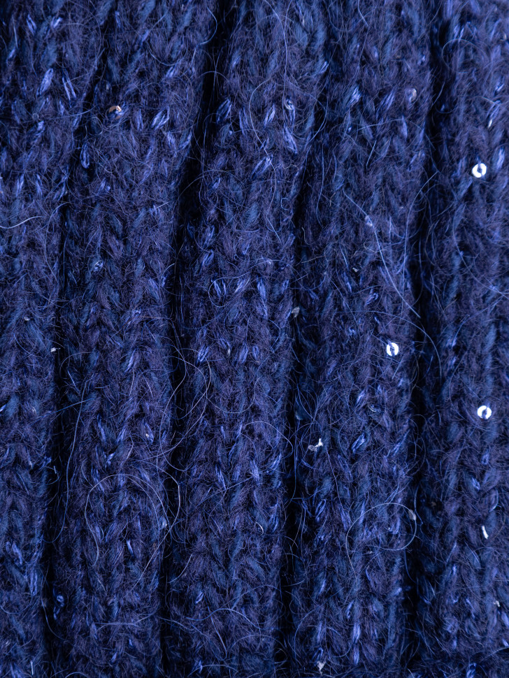 Шапка женская 12838/2 MARHATTER т.синяя (56-58)