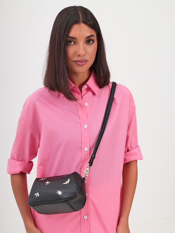 Сумка Curanni 2568 дольче черный пчела