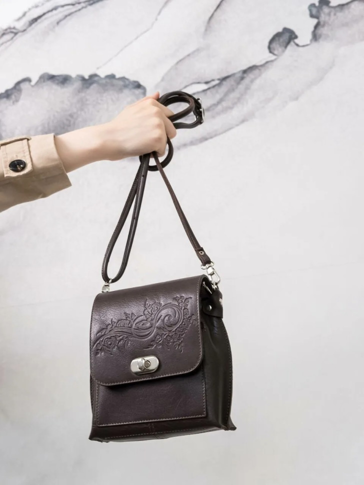 Сумка женская Natalia Kalinovskaya С76т.621 «Лаура» коричневая Сумка женская Natalia Kalinovskaya С76т.621 «Лаура» коричневая