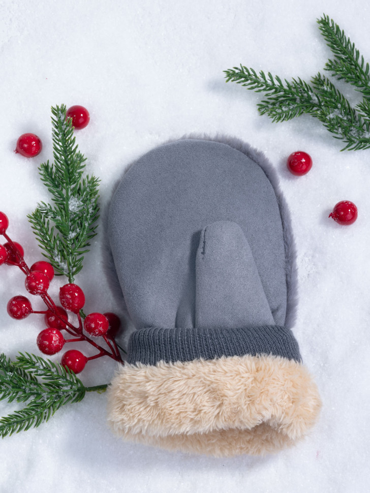 Варежки женские Baggins 0230 иск.мех