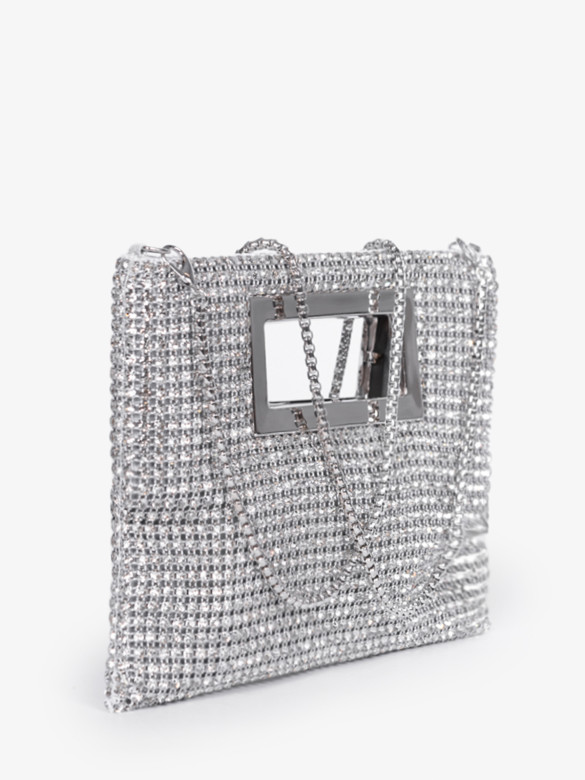 Клатч Baggins ZP029 серебристый