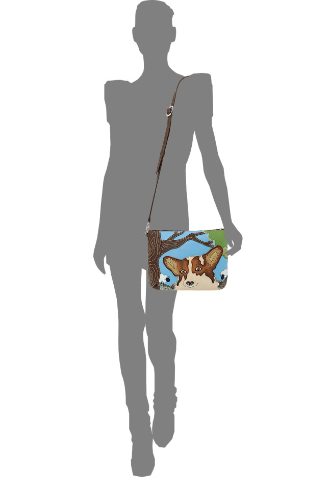 Сумка Protege ДС-261-183 "Корги" мокко Сумка Protege ДС-261-183 "Корги" мокко