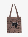 Сумка-шопер Baggins Cat коричневая Сумка-шопер Baggins Cat коричневая
