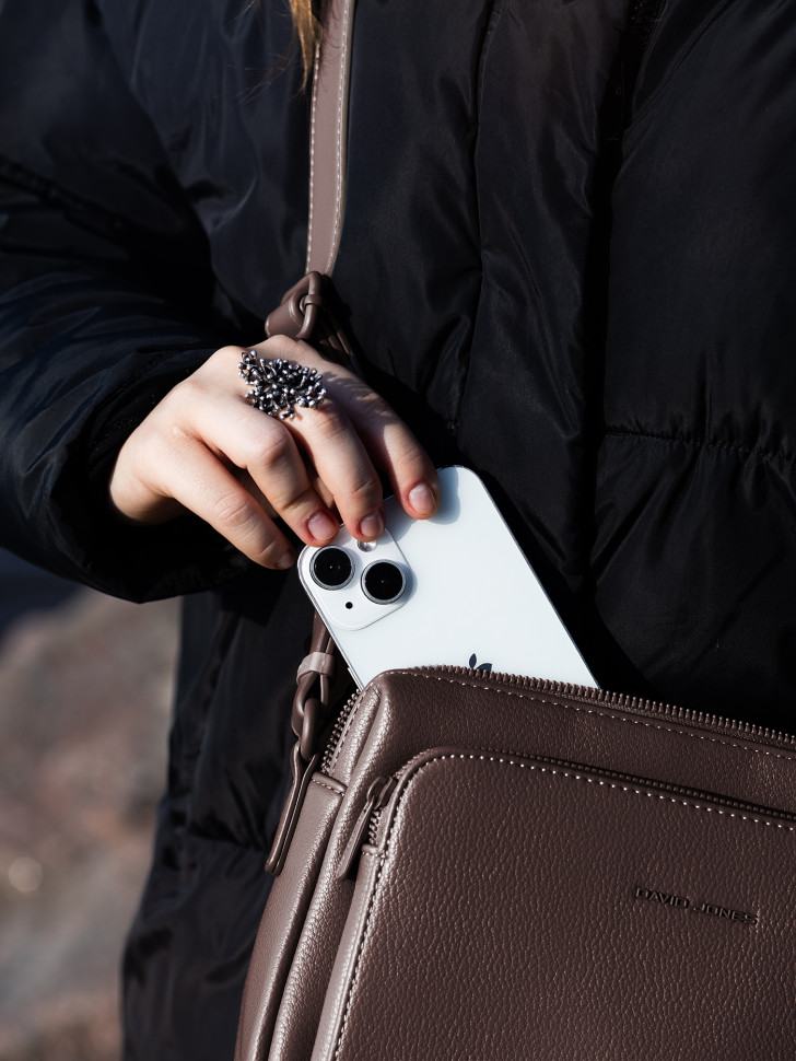 Сумка женская David Jones 7429-1 bitter chocolate Сумка женская David Jones 7429-1 bitter chocolate